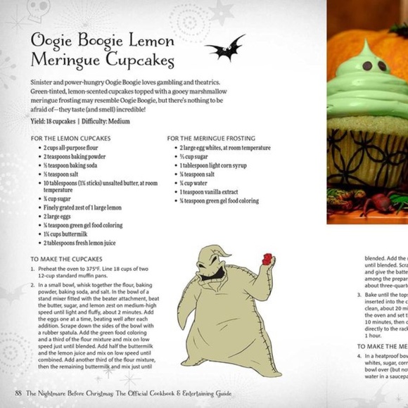 Tim Burton's Nightmare Before Christmas- Official Cookbook & Entertaining Guide - Picture 8 of 11